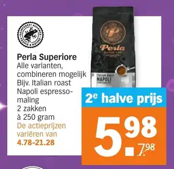 Albert Heijn Perla Superiore 250 gram aanbieding