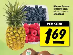 Boni Blauwe bessen of frambozen of ananas aanbieding