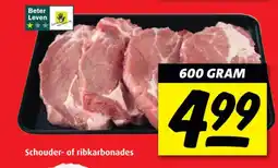 Boni Schouder of ribkarbonades aanbieding