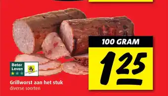 Boni Grillworst aan het stuk aanbieding