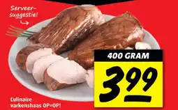 Boni Culinaire varkenshaas aanbieding