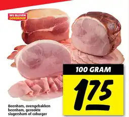 Boni Beenham, ovengebakken beenham, gerookte slagersham of coburger aanbieding