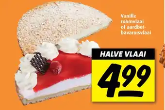 Boni Vanille roomvlaai of aardbei bavaroisvlaai aanbieding