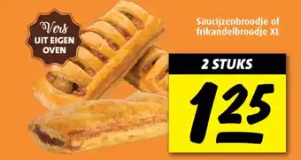 Boni Saucijzenbroodje of frikandelbroodje XL aanbieding