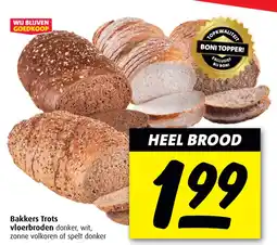 Boni Bakkers Trots vloerbroden aanbieding