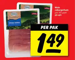 Boni Wein Coburger Schinken be chuche aanbieding