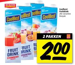 Boni Coolbest fruitdrink aanbieding