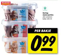 Boni Hertog mono porties aanbieding