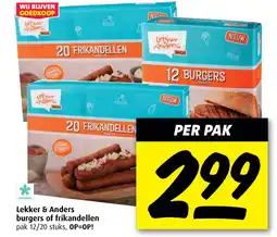 Boni Lekker & Anders burgers of frikandellen aanbieding