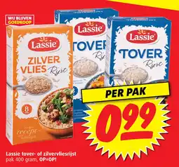 Boni Lassie tover- of zilvervliesrijst aanbieding