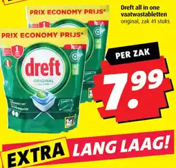 Boni Dreft all in one vaatwastabletten aanbieding