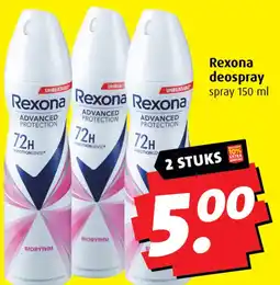 Boni Rexona deospray aanbieding