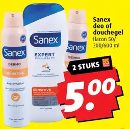 Boni Sanex deo of douchegel aanbieding