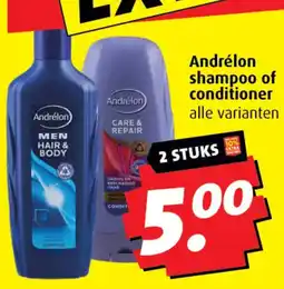 Boni Andrélon shampoo of conditioner aanbieding