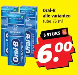 Boni Oral-B alle varianten aanbieding