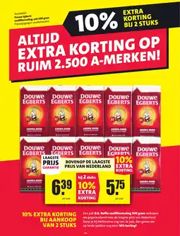 Nettorama Douwe Egberts snelfiltermaling aanbieding