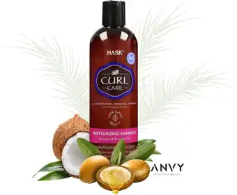 Bol.com Hask Shampoo Curl Care Moisturizing Shampoo - Vitamine E - Anti-pluis - Voor de perfecte krul aanbieding