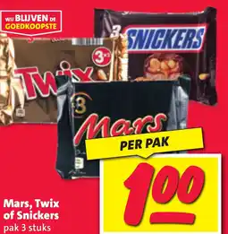 Nettorama Mars, Twix of Snickers aanbieding