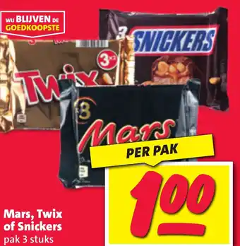 Nettorama Mars, Twix of Snickers aanbieding