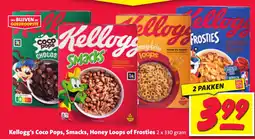Nettorama Kellogg's Coco Pops, Smacks, Honey Loops of Frosties aanbieding