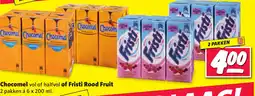Nettorama Chocomel vol of halfvol of Fristi Rood Fruit aanbieding