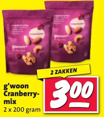 Nettorama g'woon Cranberry- mix aanbieding