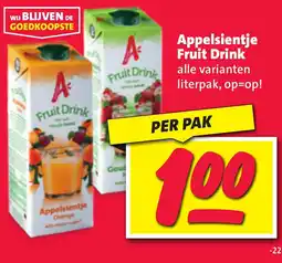 Nettorama Appelsientje Fruit Drink aanbieding