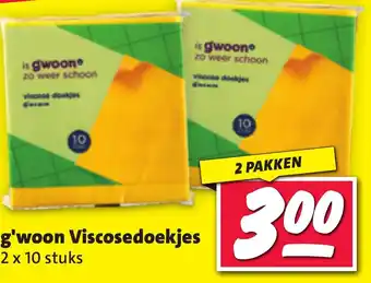 Nettorama g'woon Viscosedoekjes aanbieding