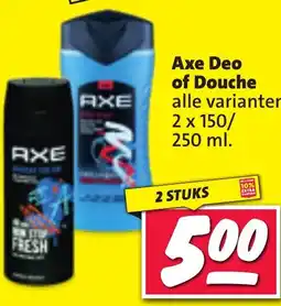 Nettorama Axe Deo of Douche aanbieding
