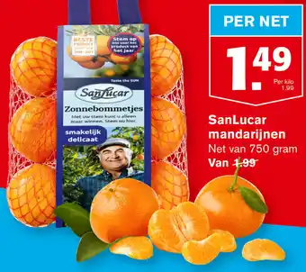 Hoogvliet SanLucar mandarijnen 750 g aanbieding