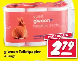 Nettorama g'woon Toiletpapier aanbieding