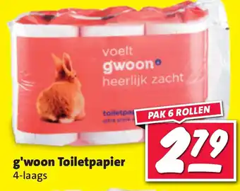 Nettorama g'woon Toiletpapier aanbieding