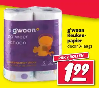 Nettorama g'woon Keuken- papier aanbieding