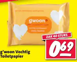 Nettorama g'woon Vochtig Toiletpapier aanbieding