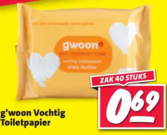 Nettorama g'woon Vochtig Toiletpapier aanbieding