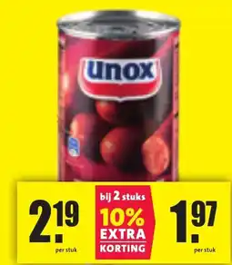 Nettorama Unox aanbieding