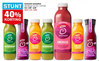 Hoogvliet Innocent smoothie 0.3-0.75 ml aanbieding