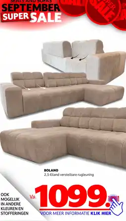 Seats and Sofas BOLANO aanbieding