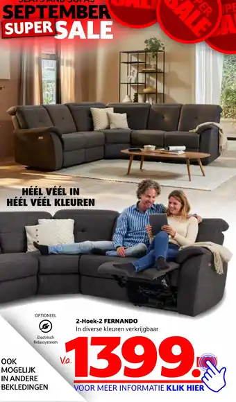 Seats and Sofas 2-Hoek-2 FERNANDO aanbieding