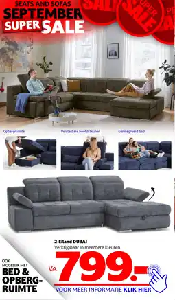 Seats and Sofas 2-Eiland DUBAI aanbieding