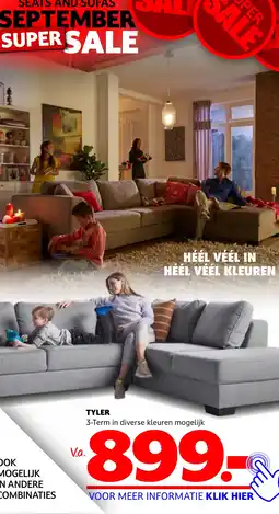Seats and Sofas TYLER aanbieding