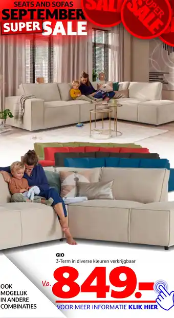 Seats and Sofas GIO aanbieding