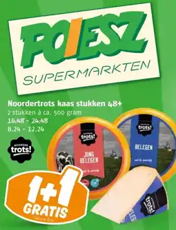 Poiesz Noordertrots kaas stukken 48+ aanbieding