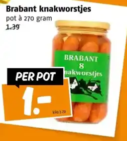 Poiesz Brabant knakworstjes aanbieding