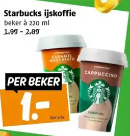 Poiesz Starbucks ijskoffie aanbieding