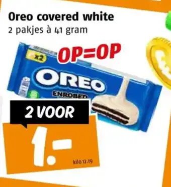 Poiesz Oreo covered white aanbieding