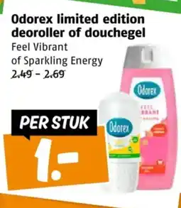 Poiesz Odorex limited edition deoroller of douchegel aanbieding