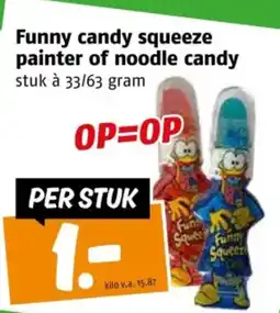 Poiesz Funny candy squeeze painter of noodle candy aanbieding