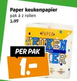 Poiesz Paper keukenpapier aanbieding