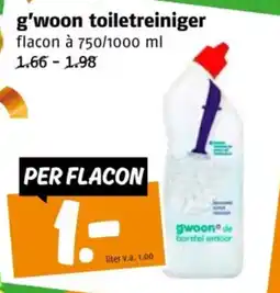 Poiesz g'woon toiletreiniger aanbieding